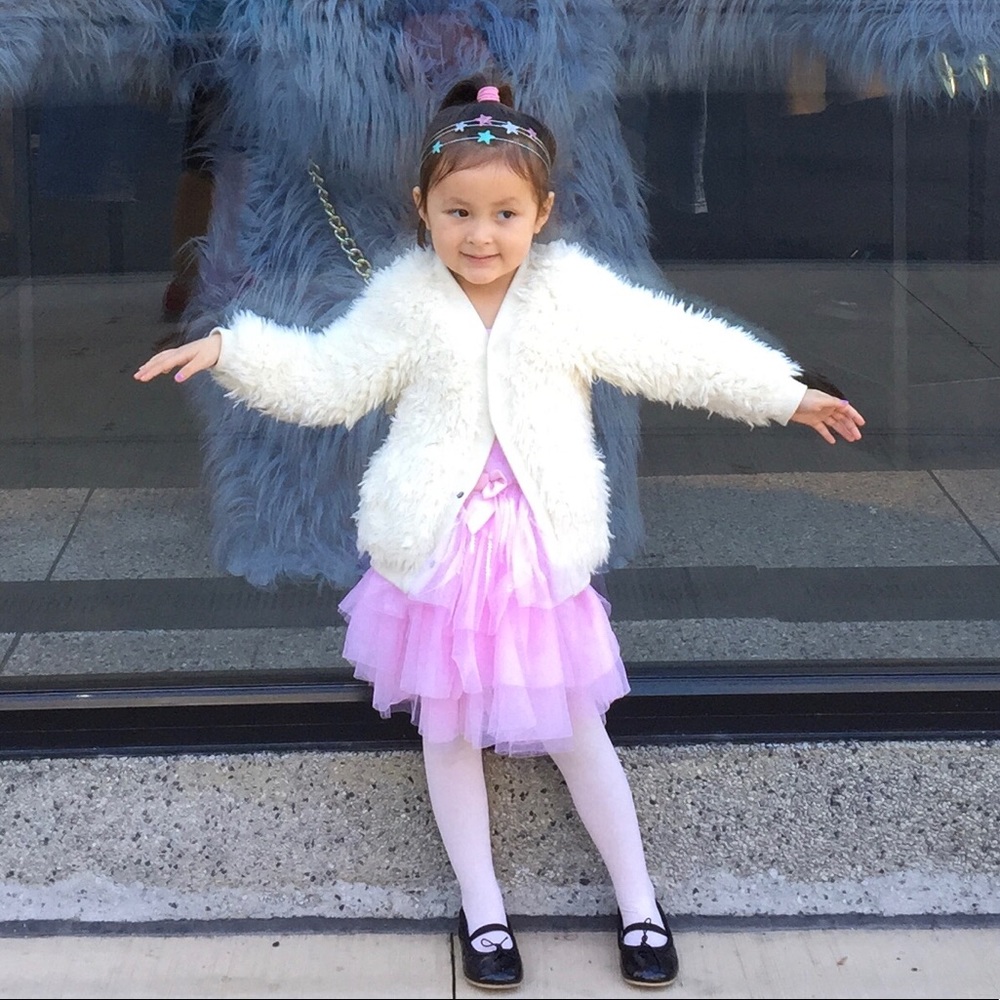 Little Girl Faux Fur Jacket